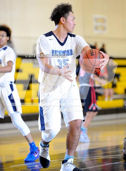 Thumbnail 2 in Richmond vs. Albany (Chabot MLK Classic Showcase) photogallery.