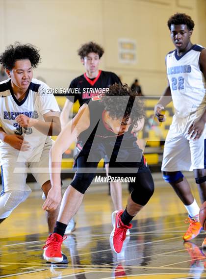 Thumbnail 1 in Richmond vs. Albany (Chabot MLK Classic Showcase) photogallery.