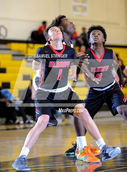 Thumbnail 3 in Richmond vs. Albany (Chabot MLK Classic Showcase) photogallery.
