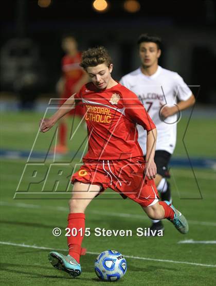 Thumbnail 1 in Torrey Pines vs. Cathedral Catholic (CIF SDS Open Division Final) photogallery.