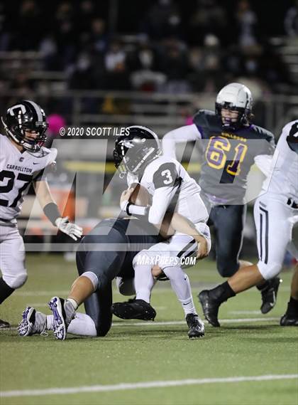 Thumbnail 3 in Carrollton @ Bloom-Carroll (OHSAA D4 3rd Round Playoff) photogallery.