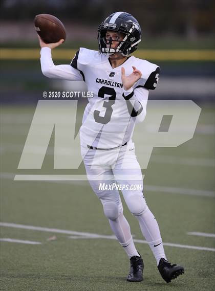Thumbnail 2 in Carrollton @ Bloom-Carroll (OHSAA D4 3rd Round Playoff) photogallery.