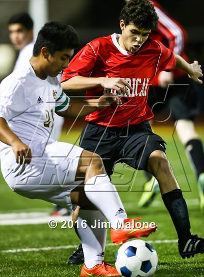 Thumbnail 2 in American @ Moreau Catholic photogallery.