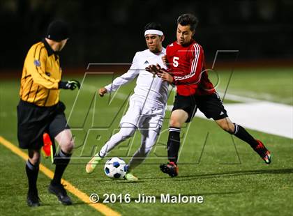 Thumbnail 3 in American @ Moreau Catholic photogallery.