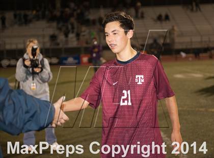 Thumbnail 2 in Farmersville vs. St. Margaret's (CIF SoCal Regional D3 Final) photogallery.