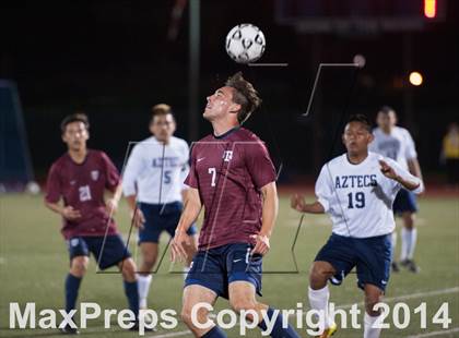 Thumbnail 1 in Farmersville vs. St. Margaret's (CIF SoCal Regional D3 Final) photogallery.