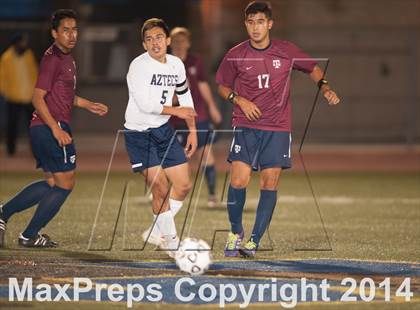 Thumbnail 1 in Farmersville vs. St. Margaret's (CIF SoCal Regional D3 Final) photogallery.