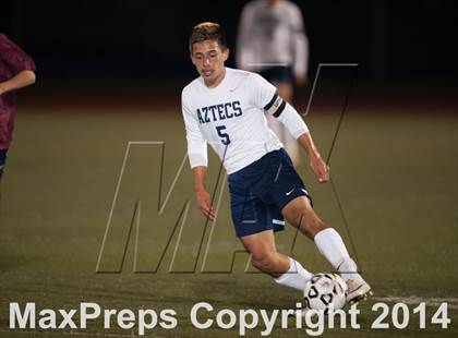 Thumbnail 3 in Farmersville vs. St. Margaret's (CIF SoCal Regional D3 Final) photogallery.