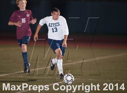 Thumbnail 2 in Farmersville vs. St. Margaret's (CIF SoCal Regional D3 Final) photogallery.