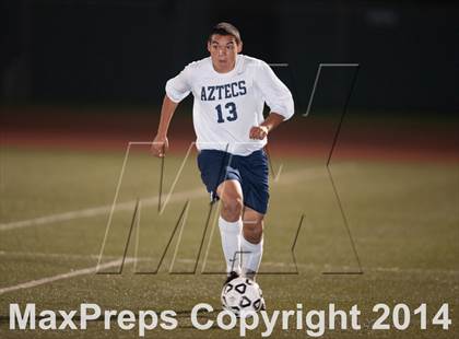 Thumbnail 3 in Farmersville vs. St. Margaret's (CIF SoCal Regional D3 Final) photogallery.