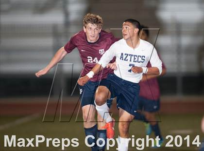 Thumbnail 1 in Farmersville vs. St. Margaret's (CIF SoCal Regional D3 Final) photogallery.