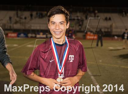 Thumbnail 2 in Farmersville vs. St. Margaret's (CIF SoCal Regional D3 Final) photogallery.