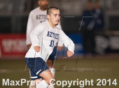 Thumbnail 3 in Farmersville vs. St. Margaret's (CIF SoCal Regional D3 Final) photogallery.