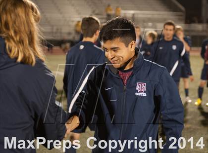 Thumbnail 2 in Farmersville vs. St. Margaret's (CIF SoCal Regional D3 Final) photogallery.