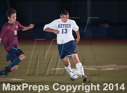 Thumbnail 3 in Farmersville vs. St. Margaret's (CIF SoCal Regional D3 Final) photogallery.