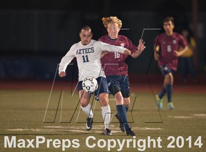 Thumbnail 3 in Farmersville vs. St. Margaret's (CIF SoCal Regional D3 Final) photogallery.