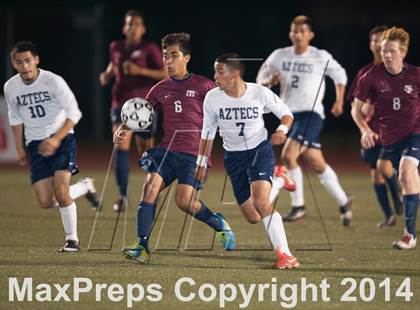 Thumbnail 2 in Farmersville vs. St. Margaret's (CIF SoCal Regional D3 Final) photogallery.