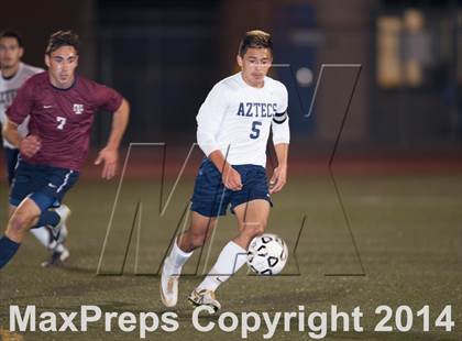 Thumbnail 2 in Farmersville vs. St. Margaret's (CIF SoCal Regional D3 Final) photogallery.