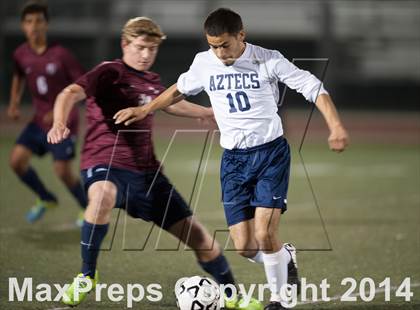 Thumbnail 1 in Farmersville vs. St. Margaret's (CIF SoCal Regional D3 Final) photogallery.