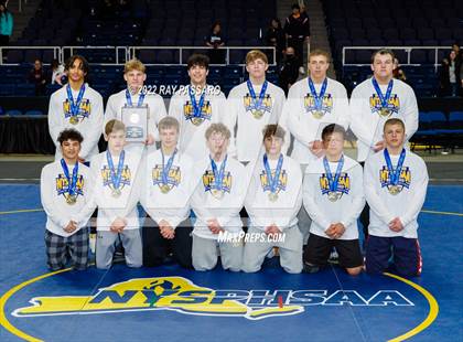 Thumbnail 1 in 2022 NYSPHSAA Wrestling Championships - Podiums and Awards photogallery.