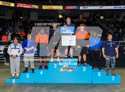 Thumbnail 3 in 2022 NYSPHSAA Wrestling Championships - Podiums and Awards photogallery.