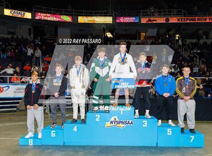 Thumbnail 3 in 2022 NYSPHSAA Wrestling Championships - Podiums and Awards photogallery.
