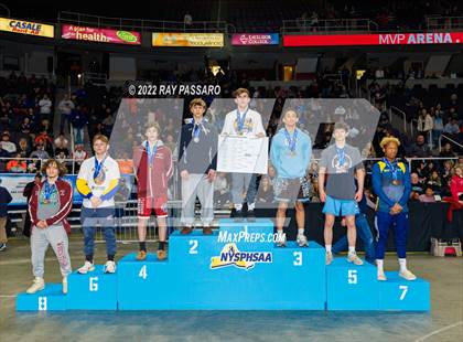 Thumbnail 3 in 2022 NYSPHSAA Wrestling Championships - Podiums and Awards photogallery.