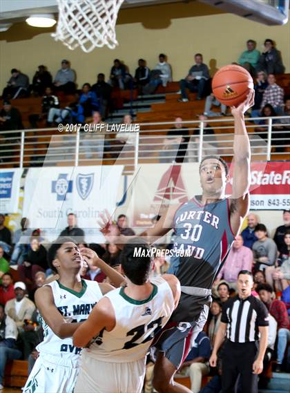 Thumbnail 1 in Porter-Gaud vs St. Mary's Ryken (Rotary Roundball Classic) photogallery.