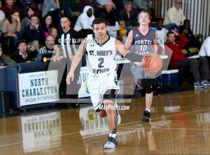 Thumbnail 3 in Porter-Gaud vs St. Mary's Ryken (Rotary Roundball Classic) photogallery.
