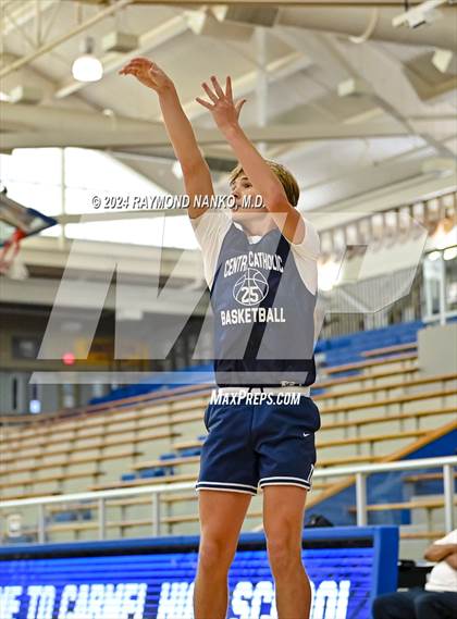 Thumbnail 1 in Lafayette Central Catholic vs Tri-West Hendricks (IBCA / IHSAA Showcase) photogallery.