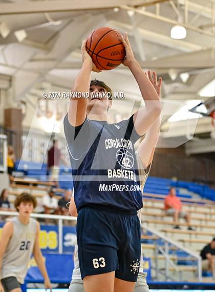 Thumbnail 2 in Lafayette Central Catholic vs Tri-West Hendricks (IBCA / IHSAA Showcase) photogallery.