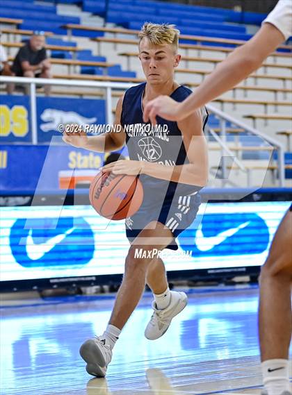 Thumbnail 2 in Lafayette Central Catholic vs Tri-West Hendricks (IBCA / IHSAA Showcase) photogallery.