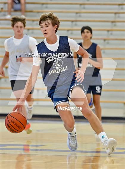 Thumbnail 2 in Lafayette Central Catholic vs Tri-West Hendricks (IBCA / IHSAA Showcase) photogallery.
