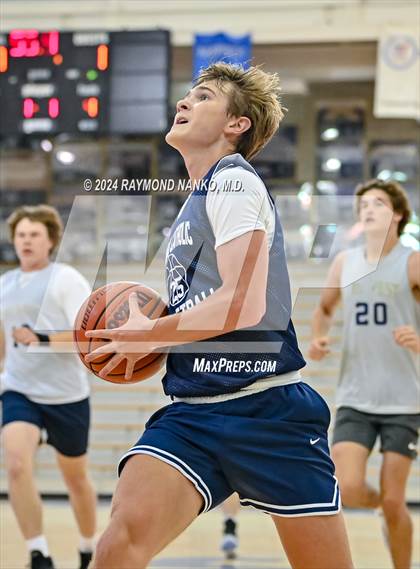 Thumbnail 1 in Lafayette Central Catholic vs Tri-West Hendricks (IBCA / IHSAA Showcase) photogallery.