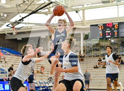 Thumbnail 1 in Lafayette Central Catholic vs Tri-West Hendricks (IBCA / IHSAA Showcase) photogallery.