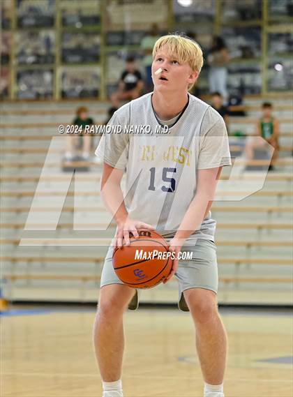 Thumbnail 2 in Lafayette Central Catholic vs Tri-West Hendricks (IBCA / IHSAA Showcase) photogallery.