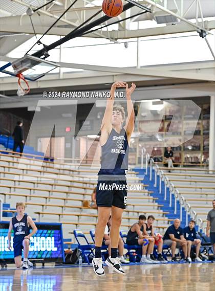 Thumbnail 3 in Lafayette Central Catholic vs Tri-West Hendricks (IBCA / IHSAA Showcase) photogallery.