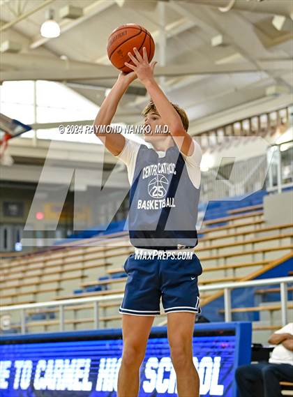 Thumbnail 3 in Lafayette Central Catholic vs Tri-West Hendricks (IBCA / IHSAA Showcase) photogallery.