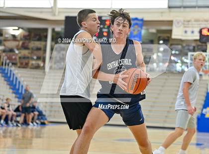 Thumbnail 1 in Lafayette Central Catholic vs Tri-West Hendricks (IBCA / IHSAA Showcase) photogallery.