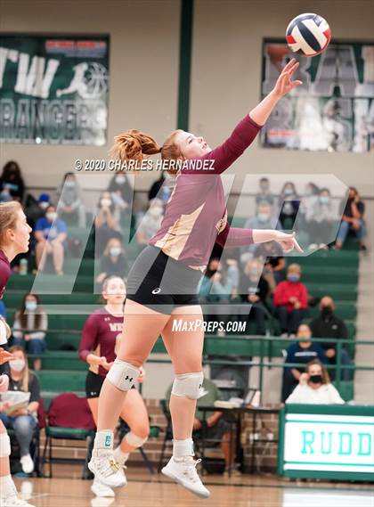 Thumbnail 3 in Richards School for Young Women Leaders vs. Magnolia West (UIL 5A Area Playoff) photogallery.
