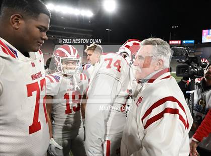 Thumbnail 2 in Mater Dei vs. St. John Bosco (Post Game) photogallery.