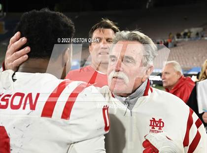Thumbnail 2 in Mater Dei vs. St. John Bosco (Post Game) photogallery.