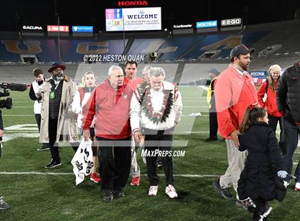 Thumbnail 3 in Mater Dei vs. St. John Bosco (Post Game) photogallery.