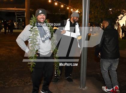 Thumbnail 2 in Mater Dei vs. St. John Bosco (Post Game) photogallery.