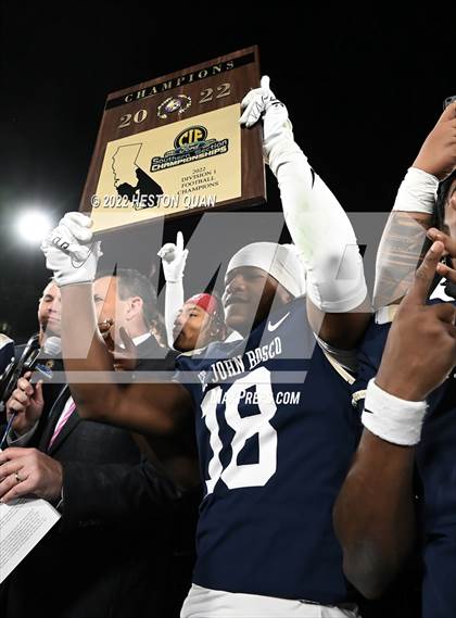 Thumbnail 3 in Mater Dei vs. St. John Bosco (Post Game) photogallery.