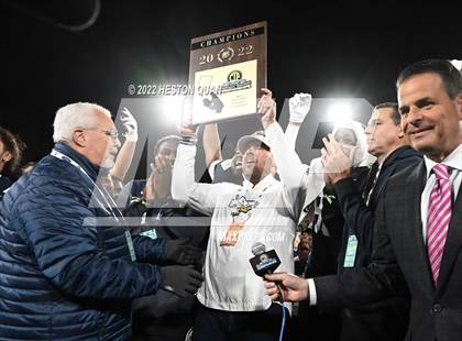 Thumbnail 1 in Mater Dei vs. St. John Bosco (Post Game) photogallery.