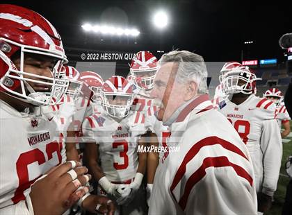Thumbnail 1 in Mater Dei vs. St. John Bosco (Post Game) photogallery.