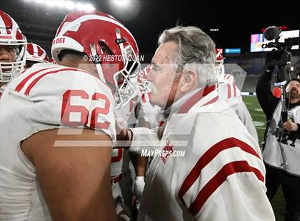 Thumbnail 2 in Mater Dei vs. St. John Bosco (Post Game) photogallery.