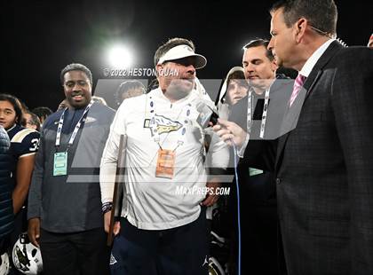 Thumbnail 2 in Mater Dei vs. St. John Bosco (Post Game) photogallery.