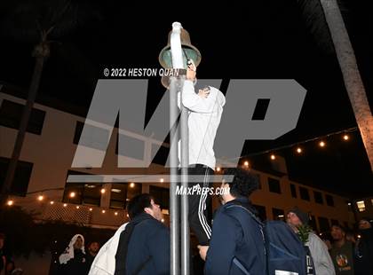 Thumbnail 1 in Mater Dei vs. St. John Bosco (Post Game) photogallery.